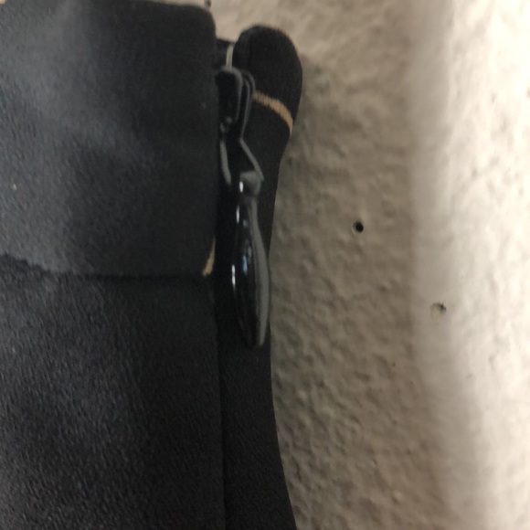 Ann Taylor Loft Petite Black Floral Ruffle Tier Skirt Size 8P - Picture 8 of 9